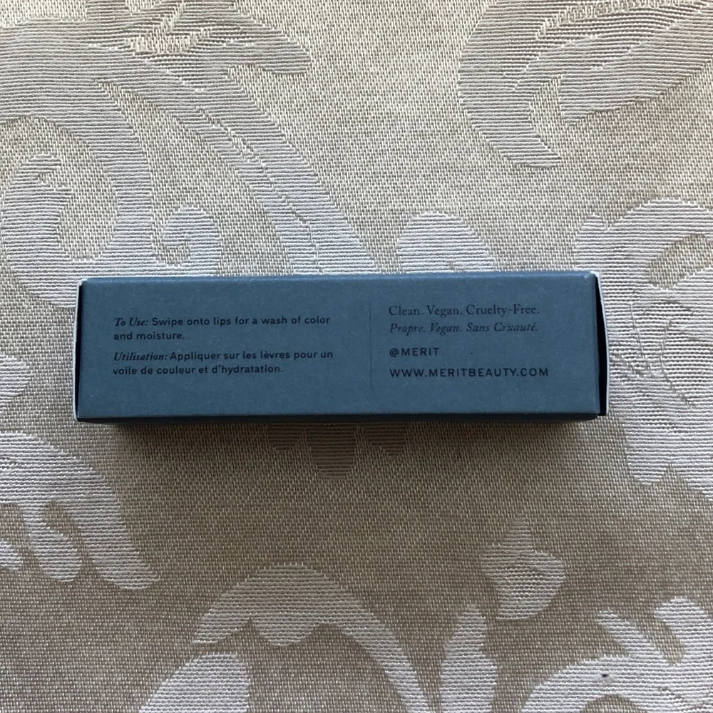 NIB Merit Shade Slick Geleé Tinted Lip Oil in Jeté Full Size (7 ml/0.23 oz)
